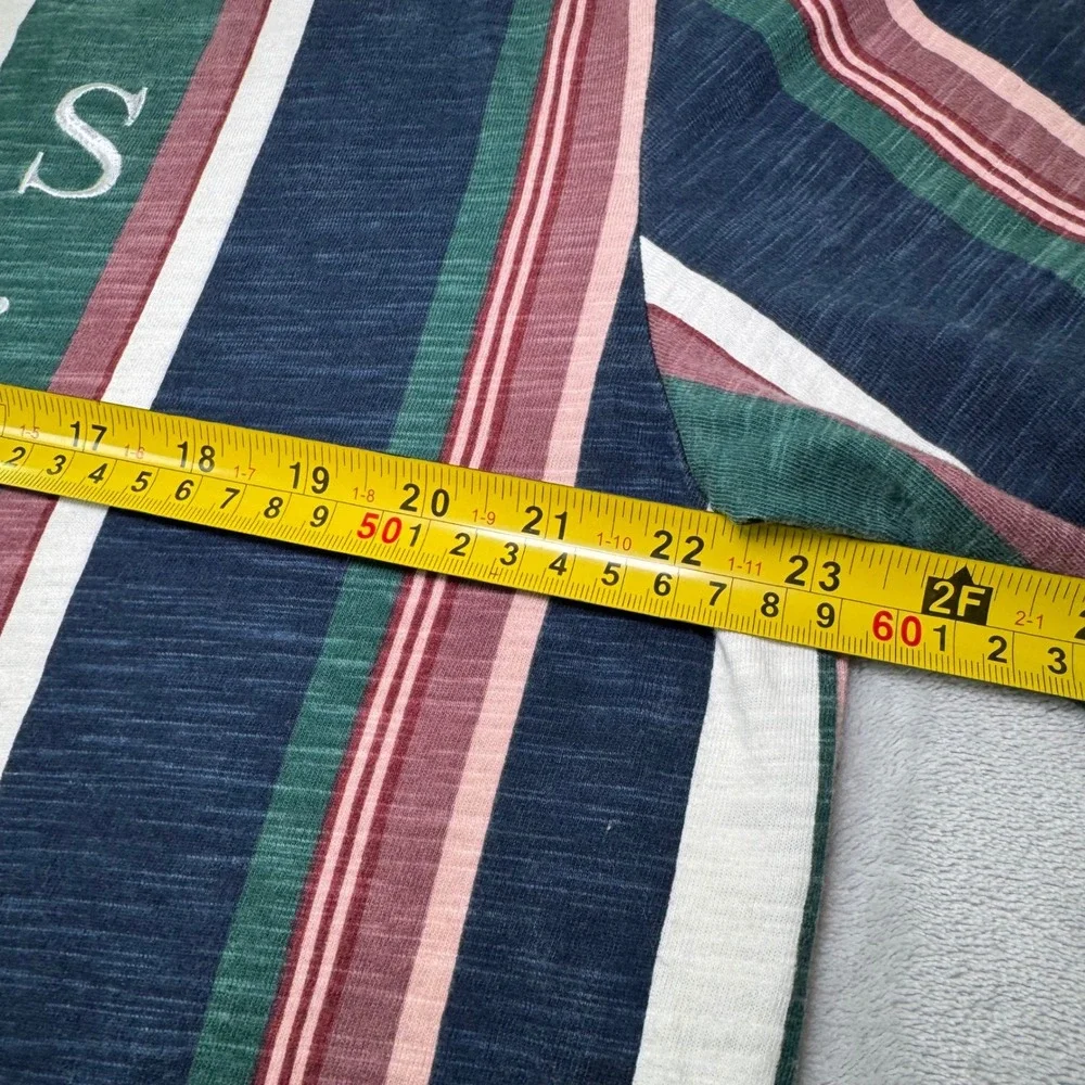 Guess Jeans USA Striped T-Shirt Men's Size M‎ Short Sleeve Crew Neck Retro Style - Picture 5 of 10